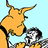 Keep coloring the comic strip!